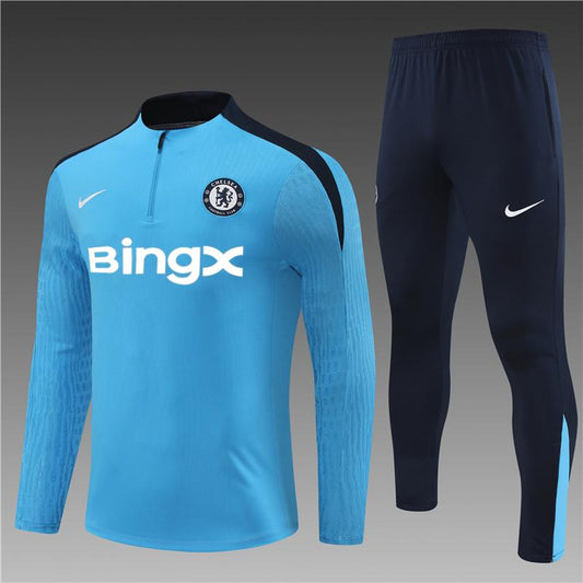 Chelsea FC 2024/25 Training Tracksuit (Blue & Navy) - ClubKits