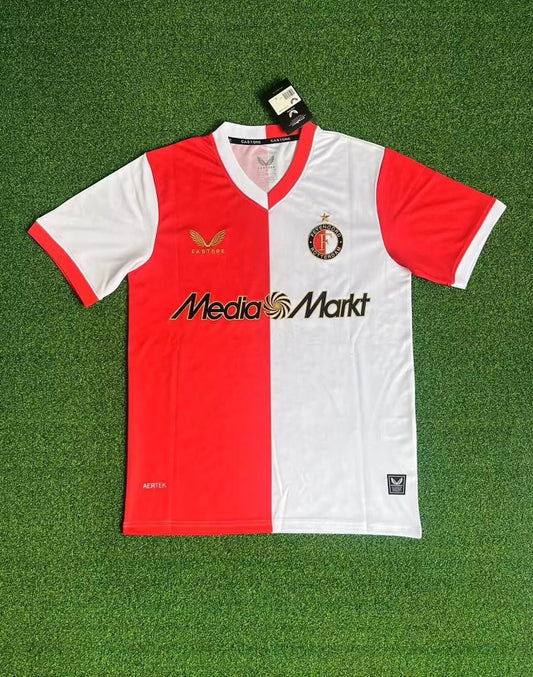 2025/26 Feyenoord FC Home Kit Football Jersey - ClubKits