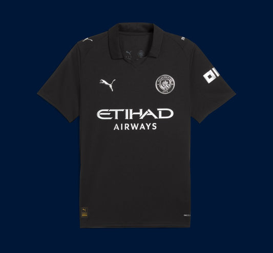 Manchester City 25/26 Black Away Fan Kit - ClubKits