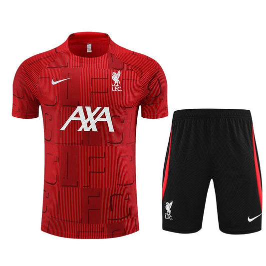25/26 Liverpool Short sleeve training suit red